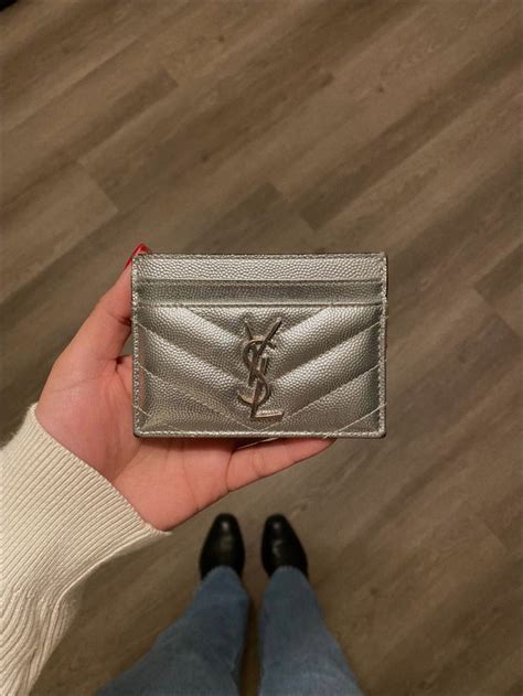 ysl metallic cardholder|ysl card holder selfridges.